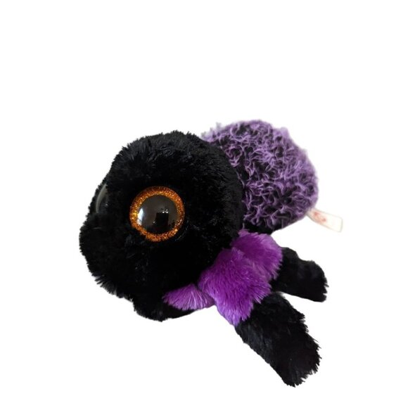 Ty Beanie Boos Creeper the Purple Black Spider  Plush Stuffed Animal 7" - Picture 3 of 7